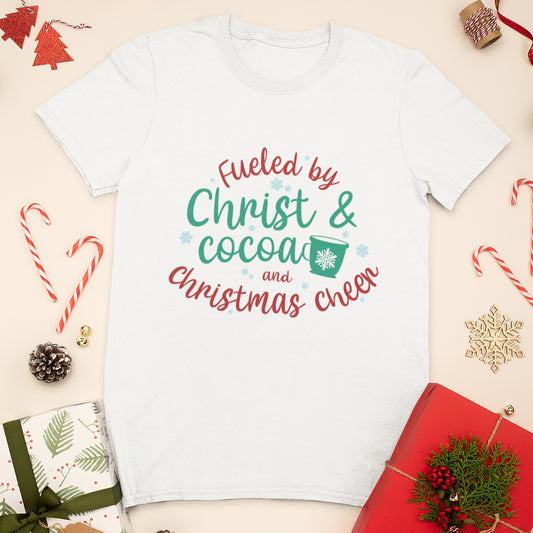 Fueled by Christ Cocoa and Christmas CheerTee Shirt